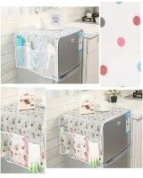 New Imported Fridge Cover Anti-Dust Waterproof Oil-Proof Refrigerator Fridge Cover