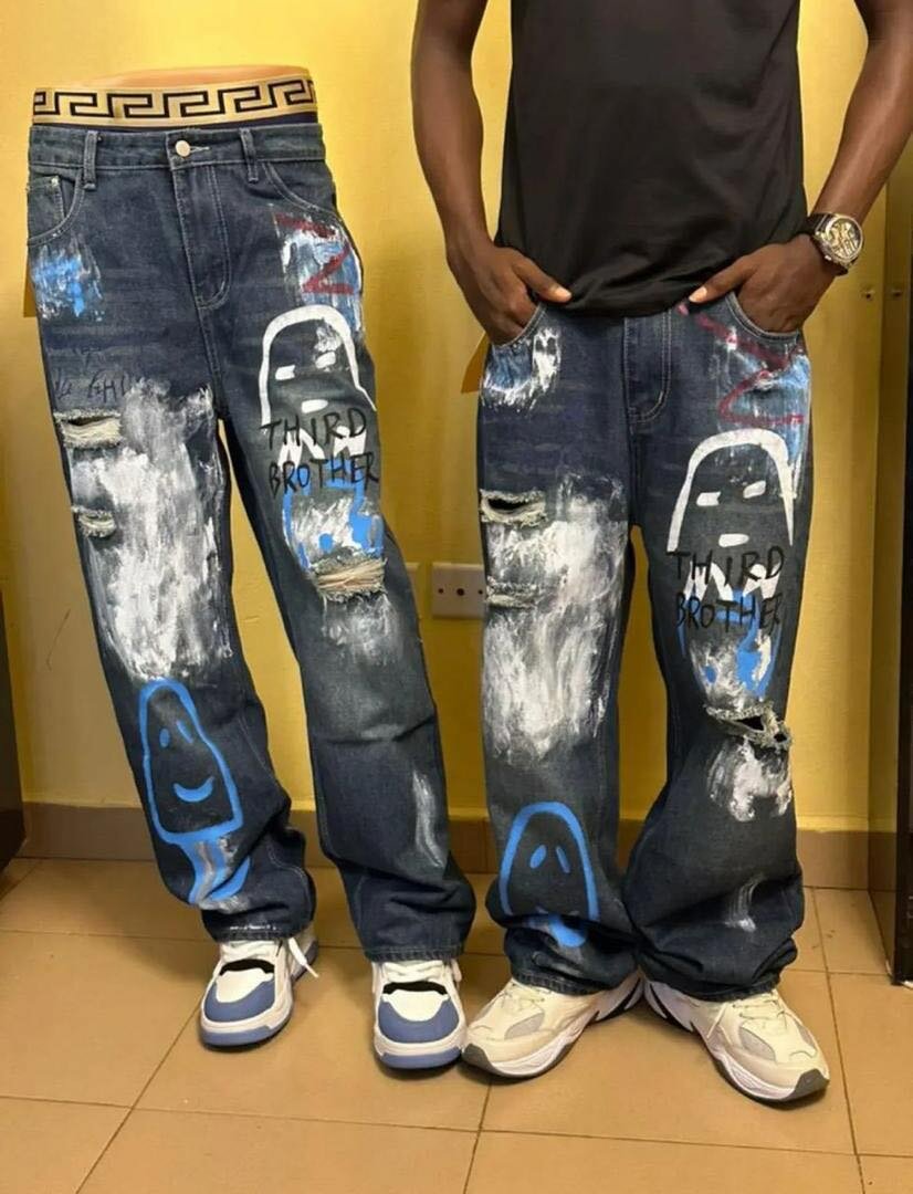 Pantalon cargo street art homme