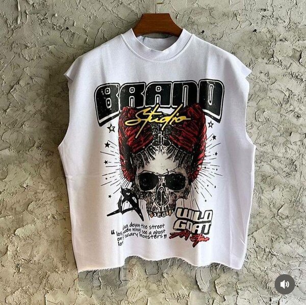 Débardeur Imprimé Crâne Stylé