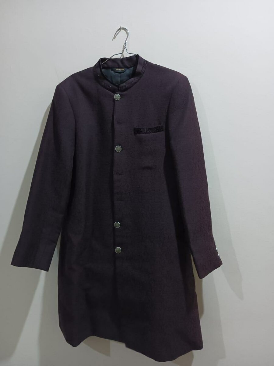 Saphire Sherwani marron
