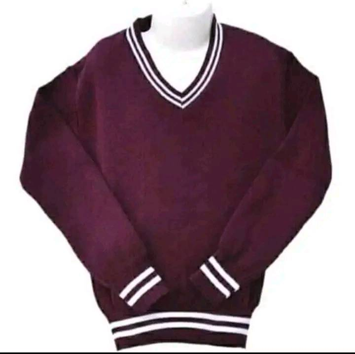 Burgundy Sweater for School