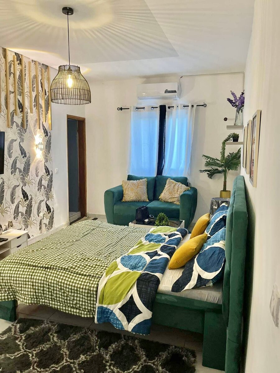 Chambre élégante et confortable