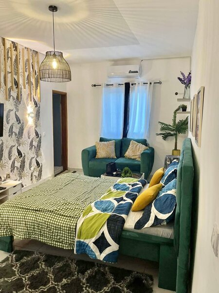 Chambre élégante et confortable