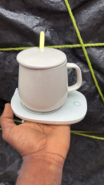 Tasse chauffante