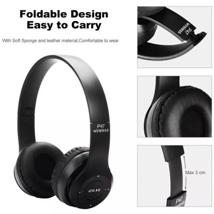 Casque P47 Bluetooth sans fil
