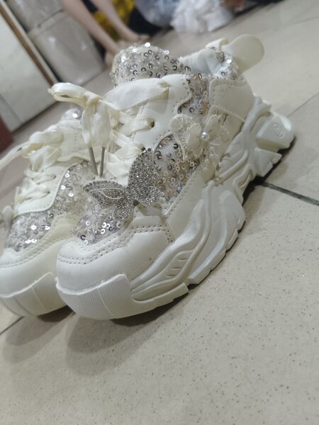 Baskets Brillantes Femme