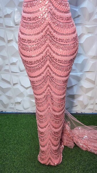 Robe sirène à sequins