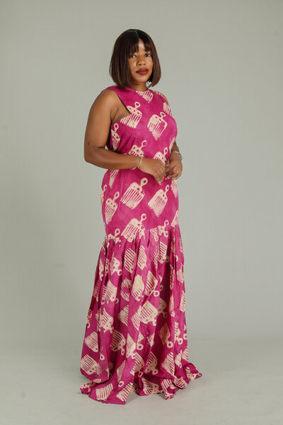 Robe longue adire élégante