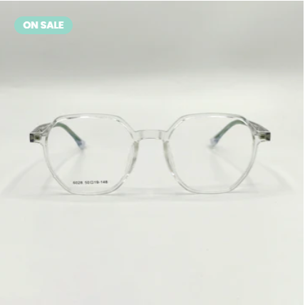 Hexagon Transparent Acetate Unisex Frame