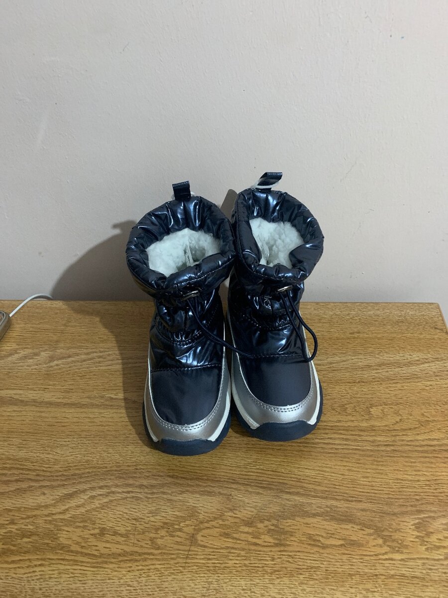 Сапоги детские темно синие