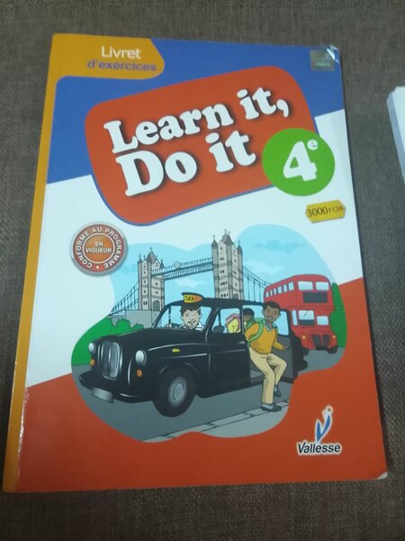 Livre d'exercices anglais 4e