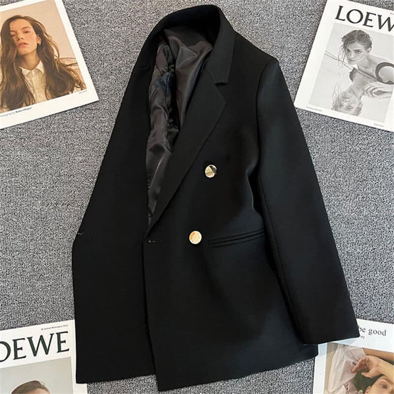 Women's classic black jacket