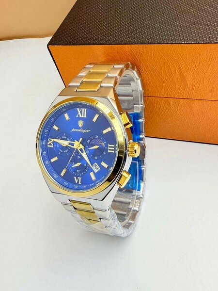 Montre Bracelet Homme Doré