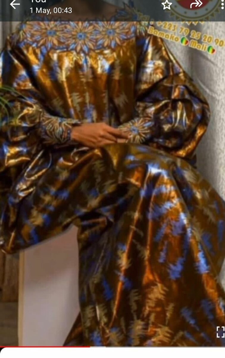 Vibrant Boubou Caftan Dress