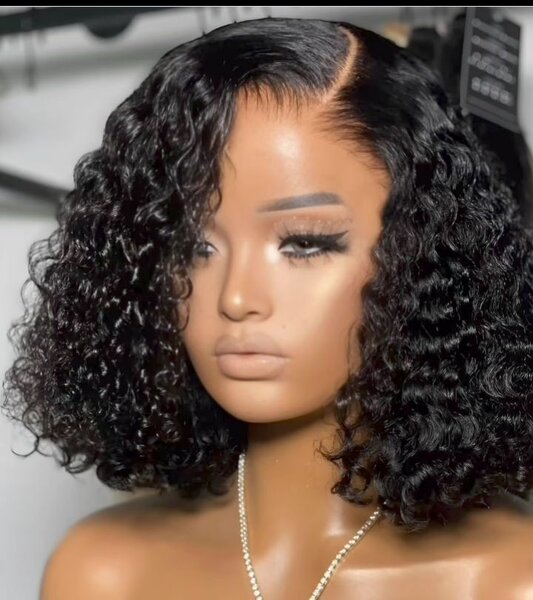 Perruque Curly Bob Naturelle