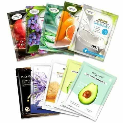 Masques Visage Hydratants Set