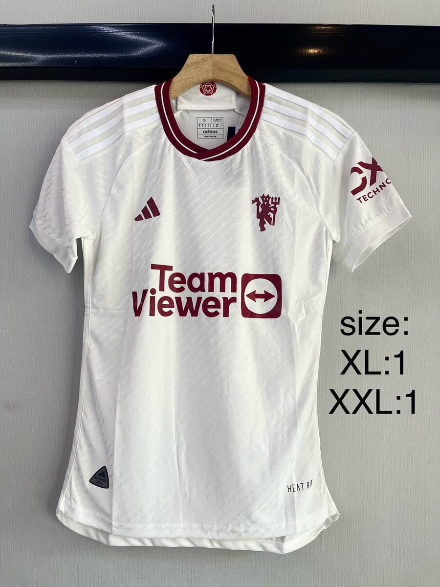 Maillot de football blanc homme