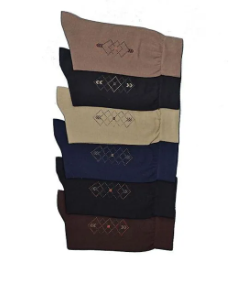Pack Of 6 Multicolour Best Quality Men Cotton Socks