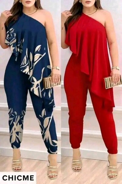 Combinaison à Épaule Nue Élégante