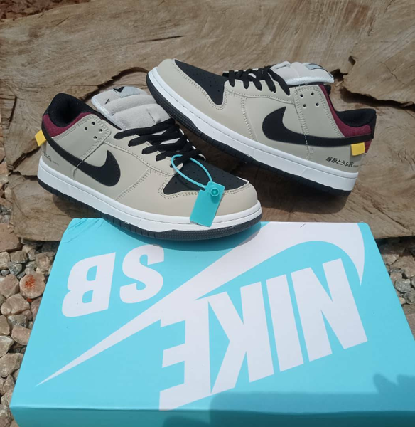 Chaussure NIKE SB DUNK gris noir