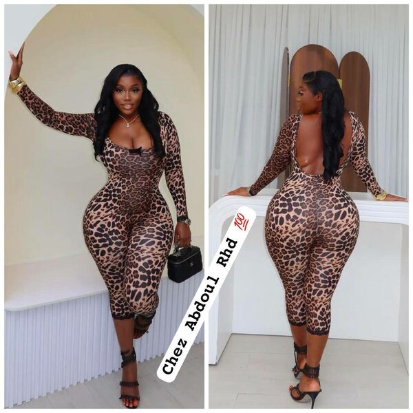 Combinaison Léopard Glamour