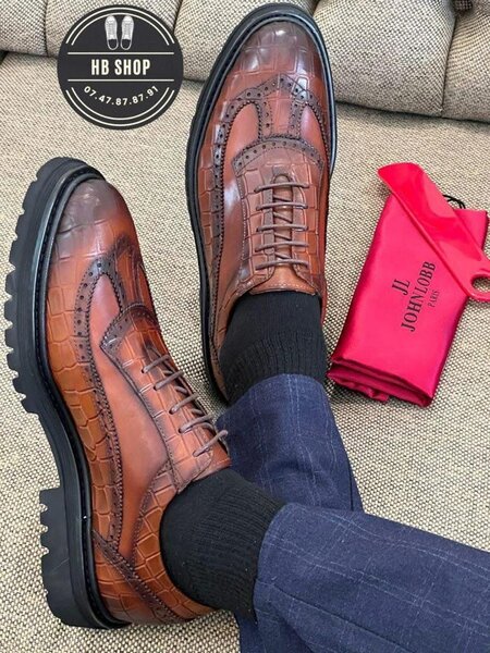 Chaussures habillées en cuir homme