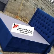 custom made bed with a high base