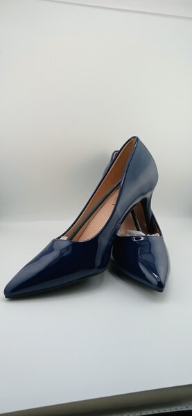 Escarpin bleu nuit