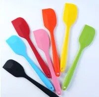 Heat Resistant Silicone Spatula: Non-Stick, Flexible Rubber Kitchen Utensil - Premium Scraper Spoon