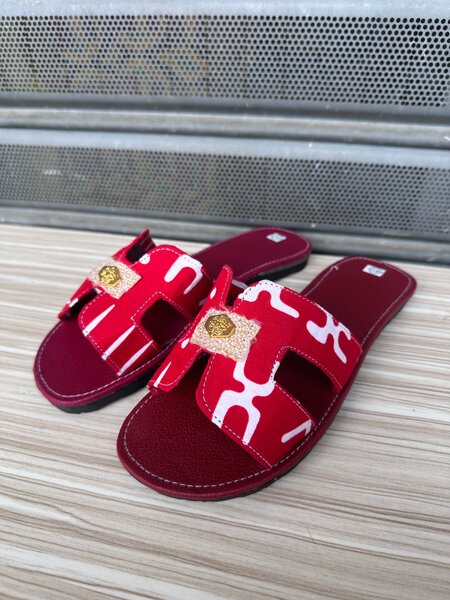 Sandales ethniques colorées