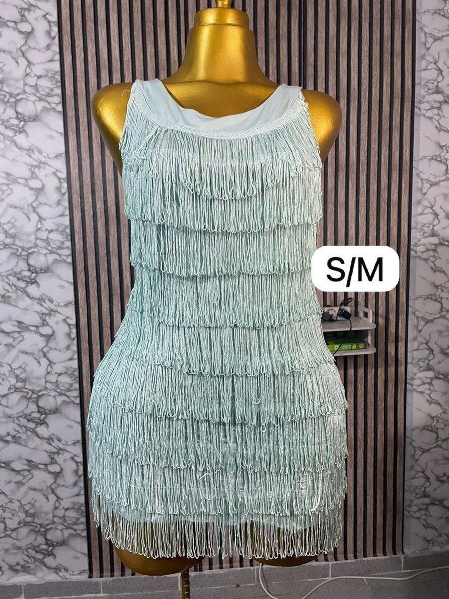 Robe à franges chic S/M