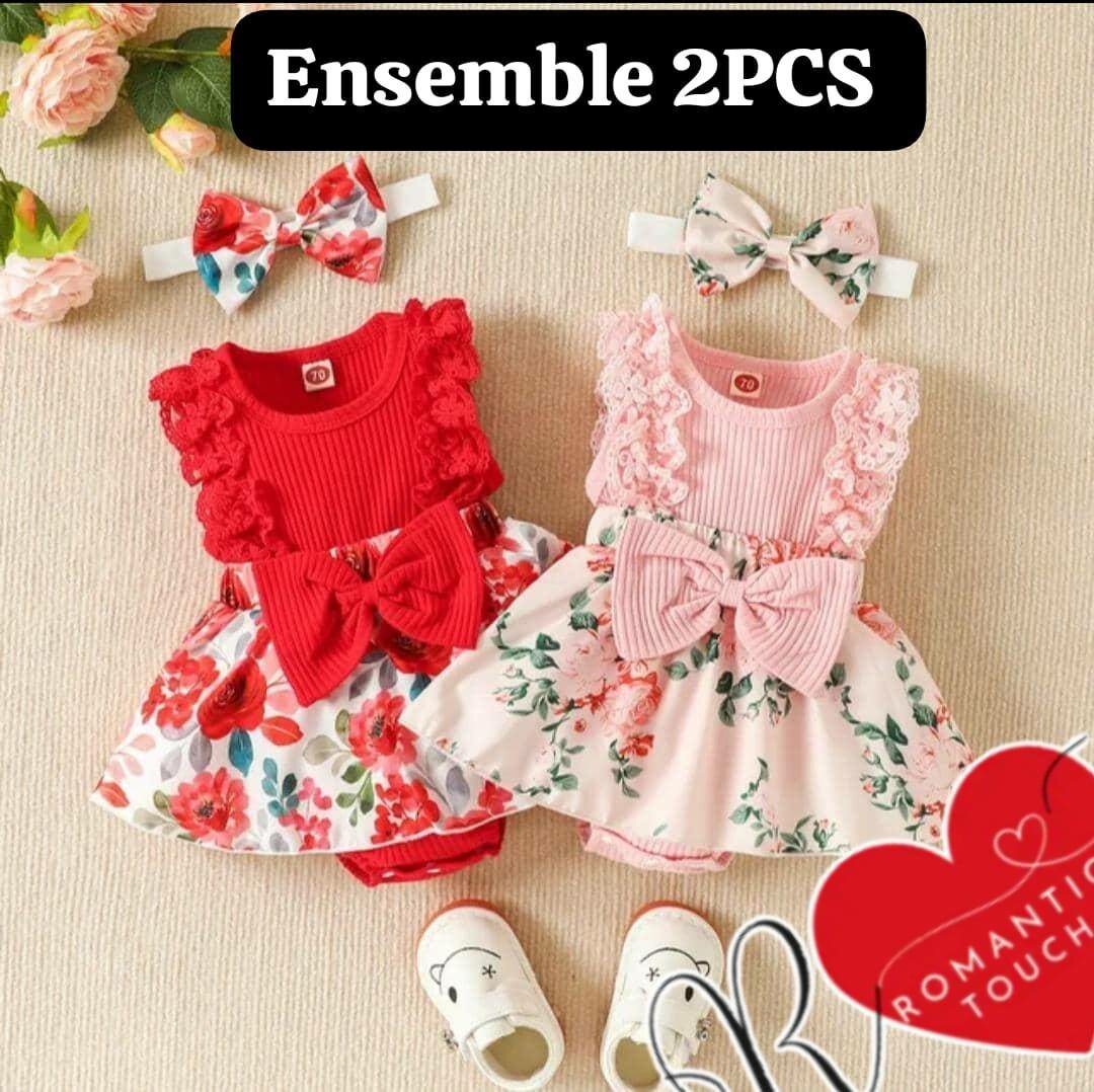 Robe Bébé avec Barrette