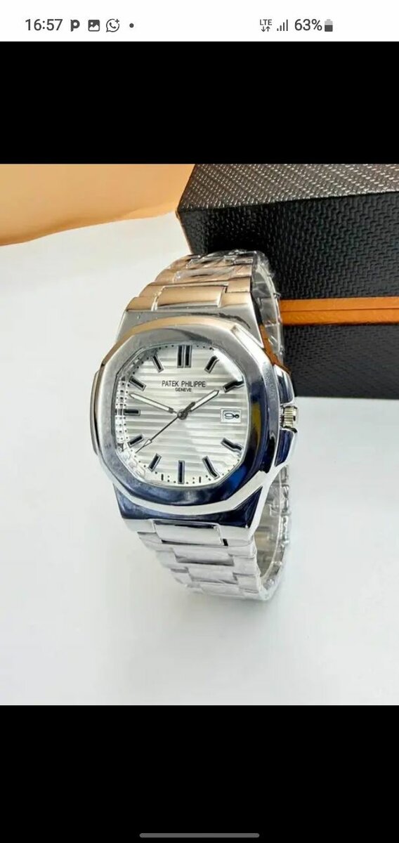 Montre en acier inoxydable