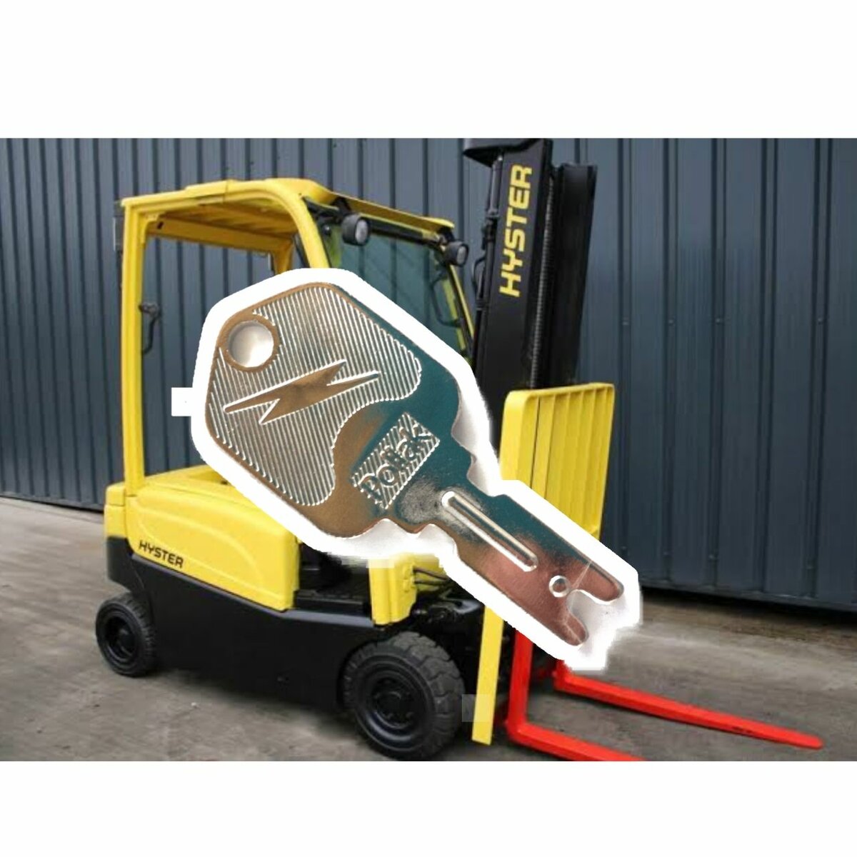 Clé de chariot élévateur
