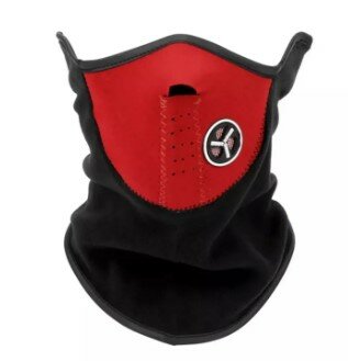 AKE - 3 PCS Of Motorcycle Half Face Winter Mask Warm and Cozy
