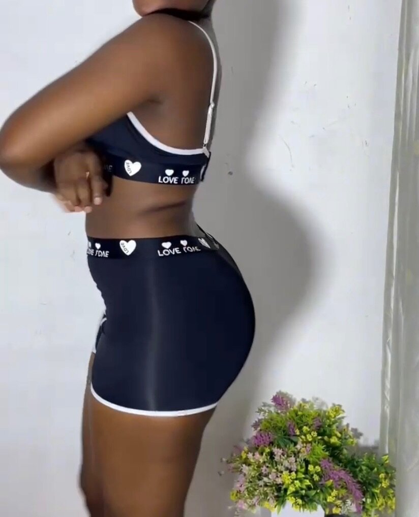 Ensemble lingerie femme "Love"