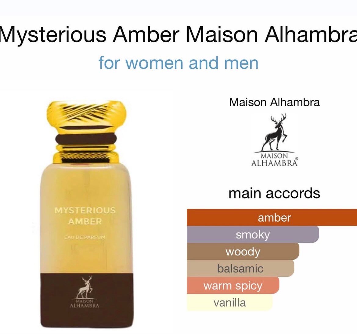Mysterious Amber Parfum mixte