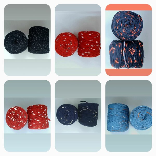 Pattered T shirt yarns