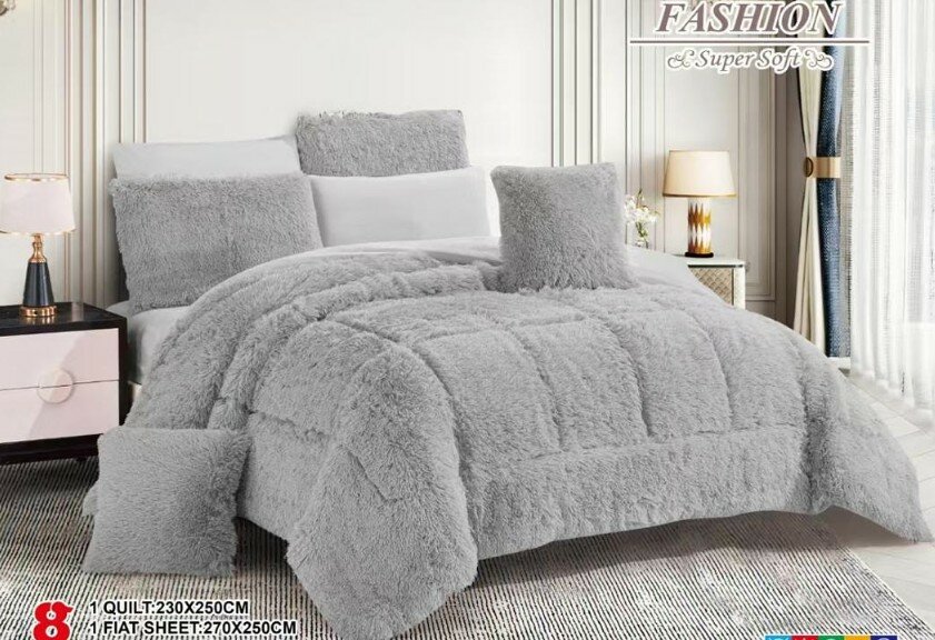 8pcs Fluffy Duvet set