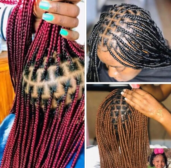Knotless braids