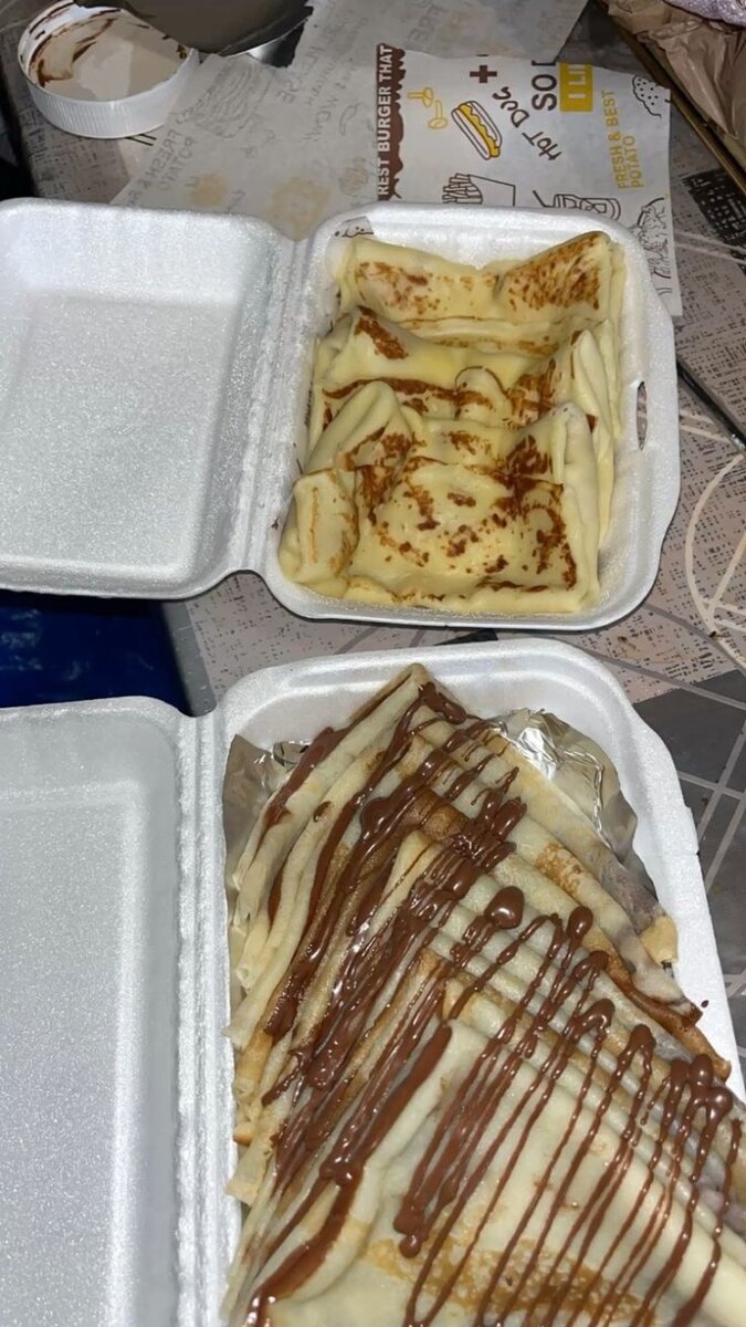 Crêpes au chocolat