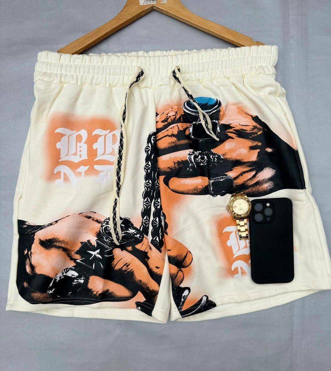 Shorts imprimés hip-hop tendance