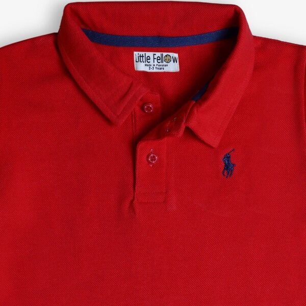 Red polo frock