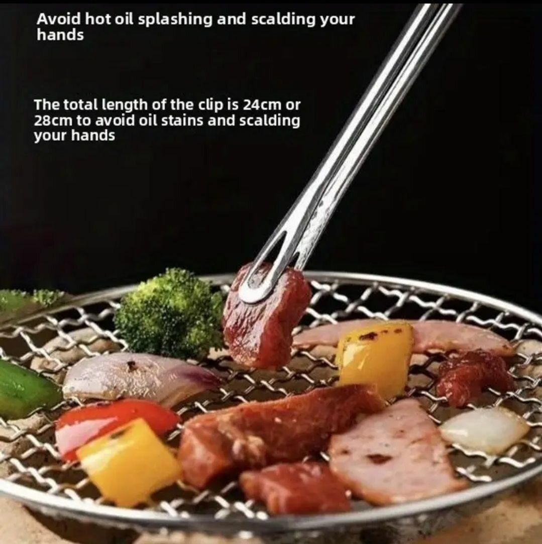 Pinces de cuisine en acier inoxydable