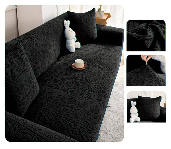 Black Patterned Sofa Covers
