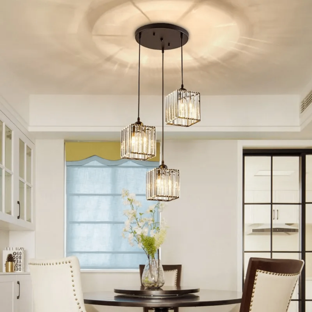 Suspension élégante à 3 lampes