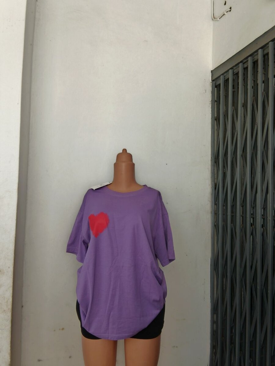 T-shirt ample imprimée