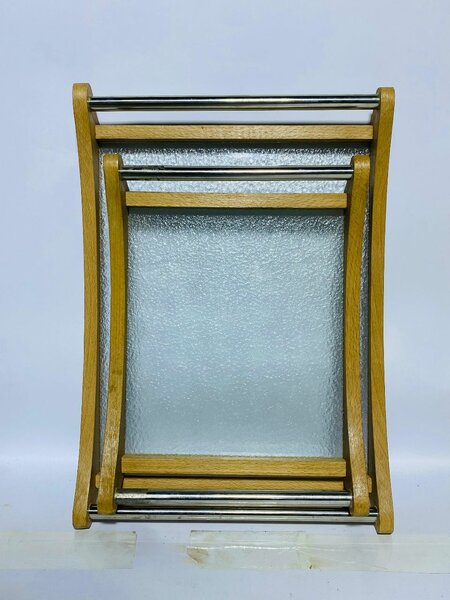 Tray set wooden