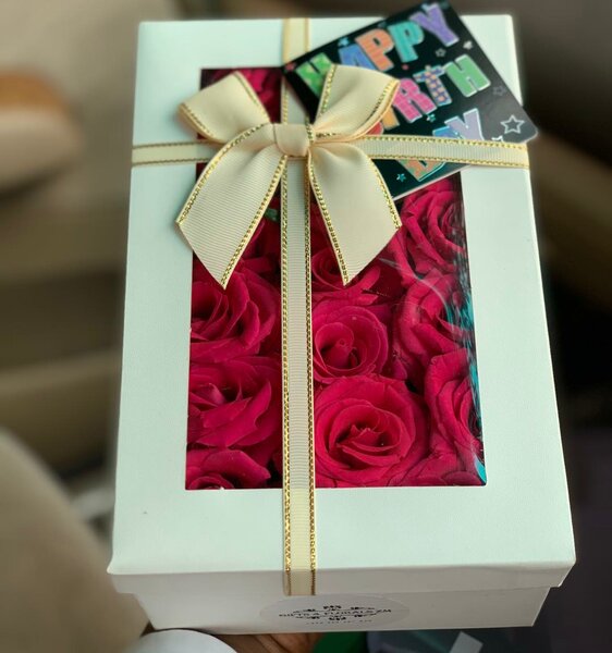 Roses in a box