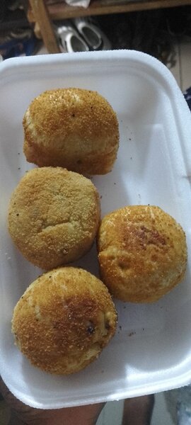 Galette panée à la viande